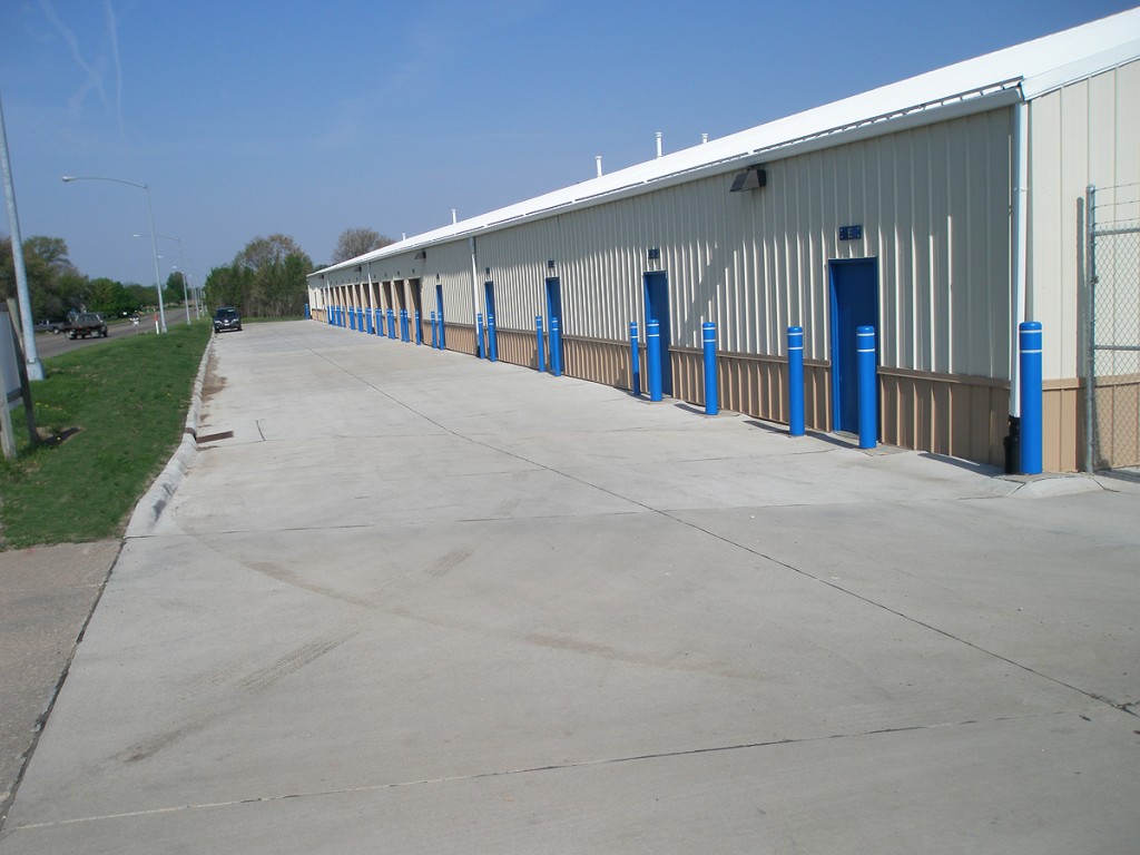The Front of the QC-Storage Self-Storage Facility in Davenport, Iowa.