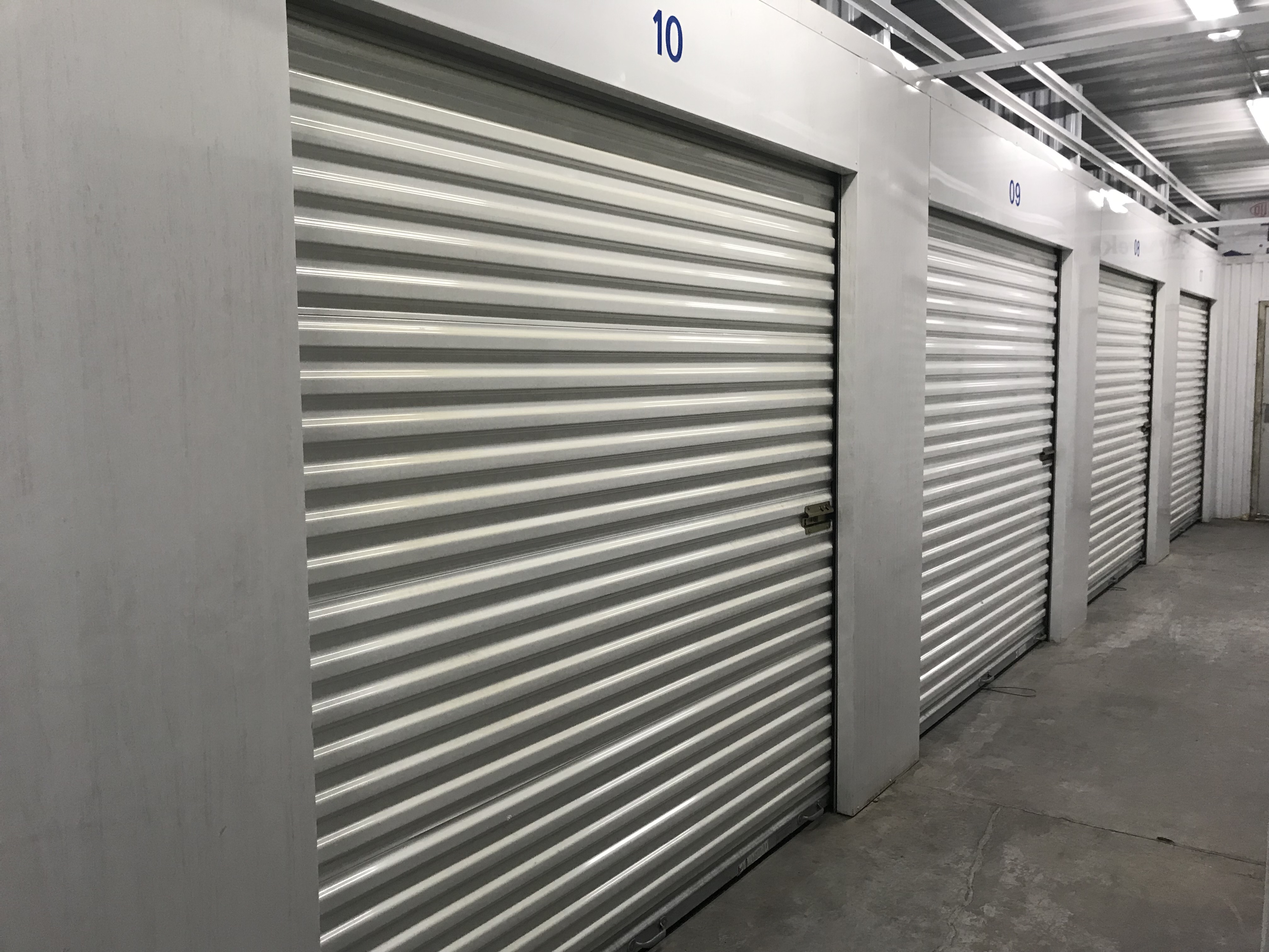 Indoor climate controlled storage units