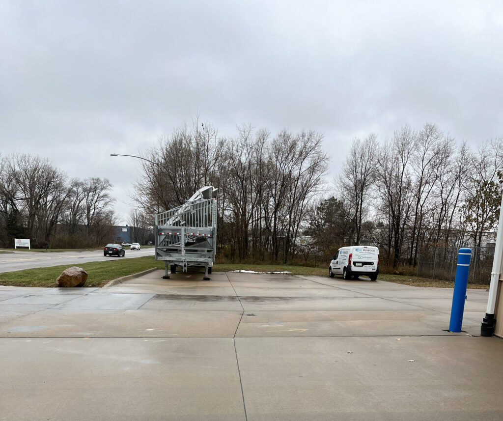 Outdoor RV Storage Area at Quad Cities Storage in Davenport, Iowa